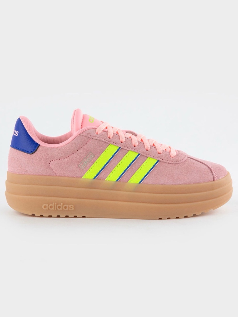 adidas VL Court Bold Womens Platform Shoes Pink Size 9